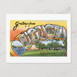 Greetings from Augusta, GA! Postcard