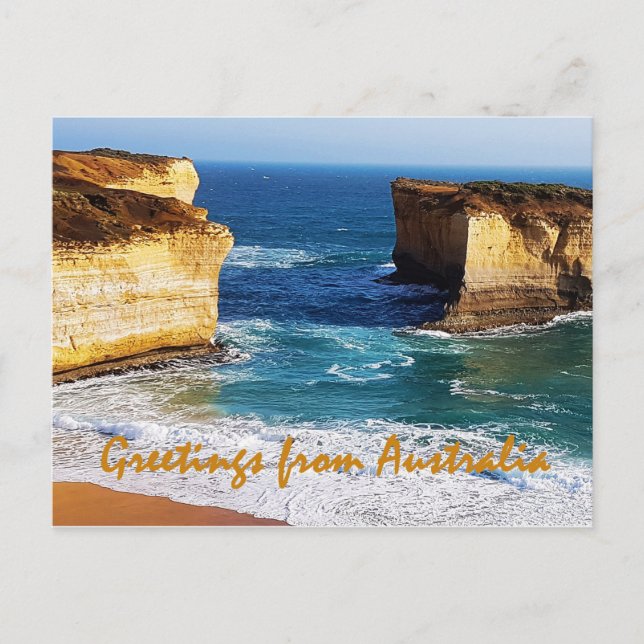 Greetings from Australia Postcard (Front)