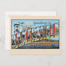 Greetings from Bakersfield, California Vintage
