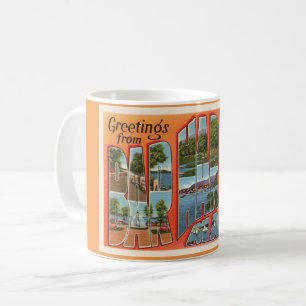 Greetings From Bar Harbour Maine Mug