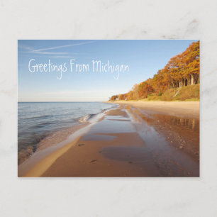 Greetings from Beautiful Lake Michigan Postcard