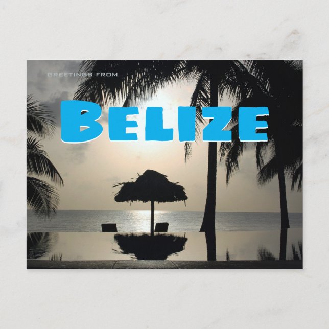 Greetings from Belise Postcard (Front)