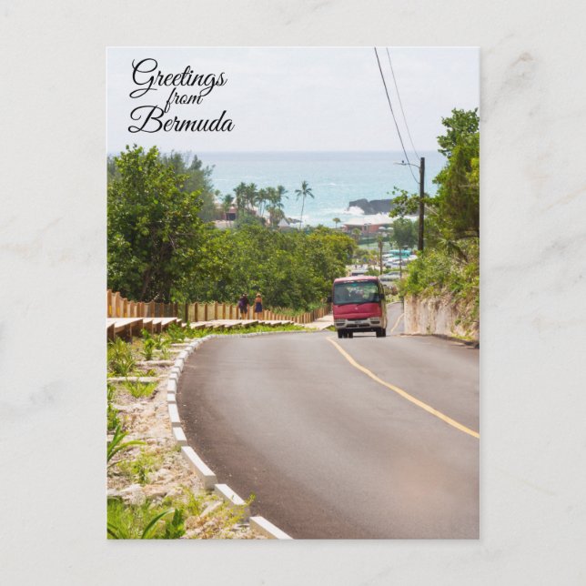 Greetings from Bermuda Postcard (Front)