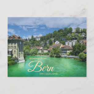 Greetings from Bern Switzerland Postcard