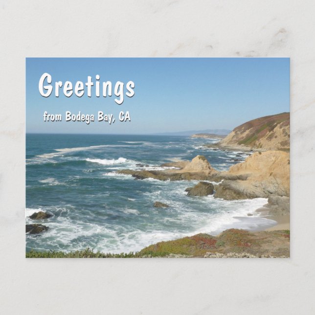 Greetings from Bodega Bay Postcard (Front)