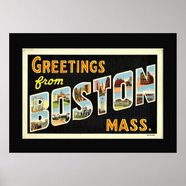 Greetings from Boston, Mass. Poster (Front)