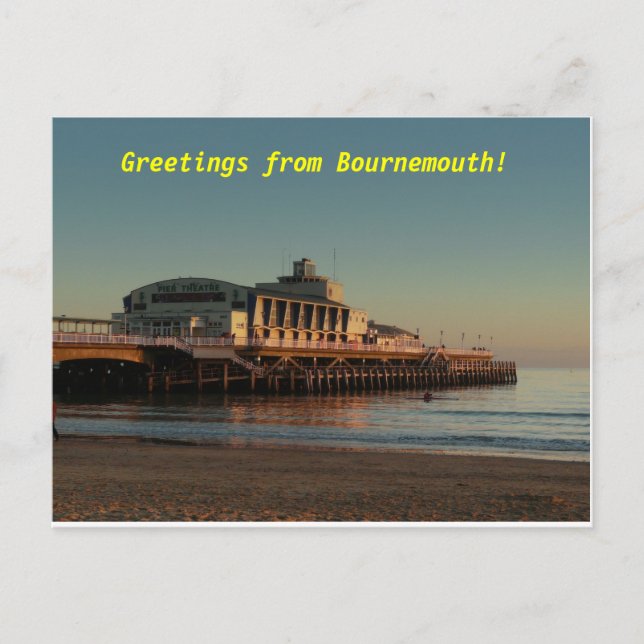 Greetings from Bournemouth! Postcard (Front)