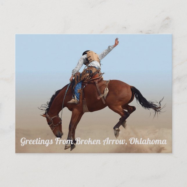 Greetings From Broken Arrow, Oklahoma Postcard (Front)