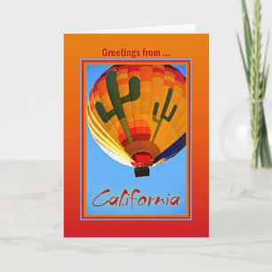 Greetings From California Card