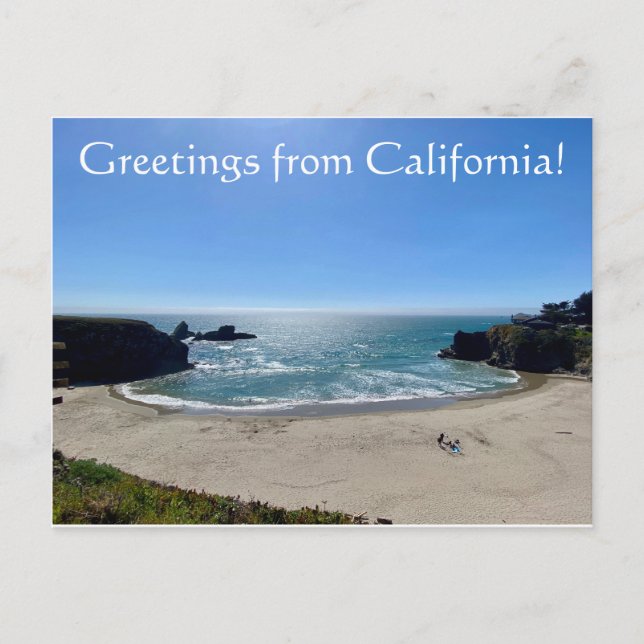 Greetings from California: Cooks Beach Postcard (Front)