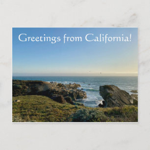 Greetings from California! Postcard
