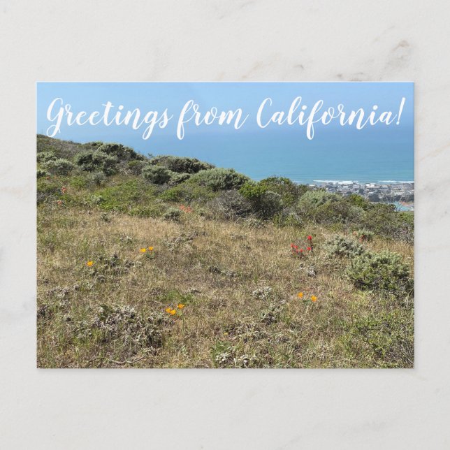 Greetings from California! Postcard (Front)