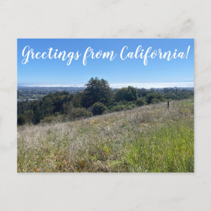 Greetings from California! Postcard