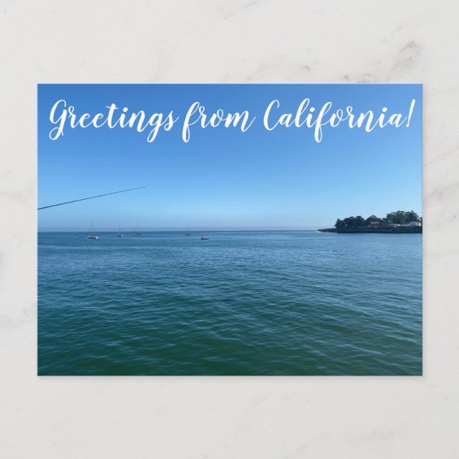 Greetings from California!  Postcard (Front)