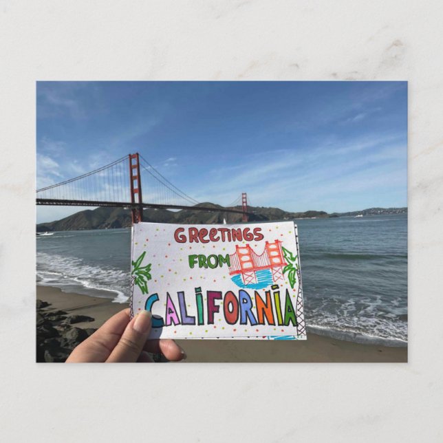 Greetings from... California!  Postcard (Front)