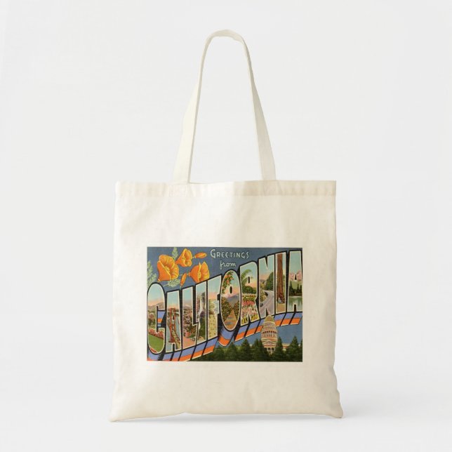 Greetings From California Tote Bag (Front)