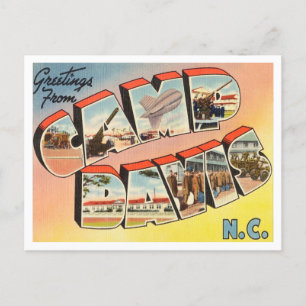 Greetings from Camp Davis, North Carolina Travel Postcard