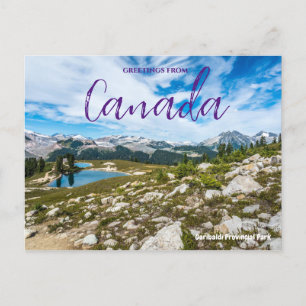 Greetings from Canada Giribaldi Park Postcard