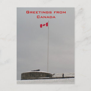 Greetings from Canada Postcard