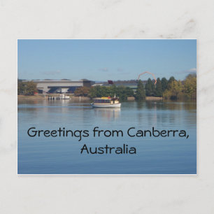 Greetings from Canberra, Australia Postcard