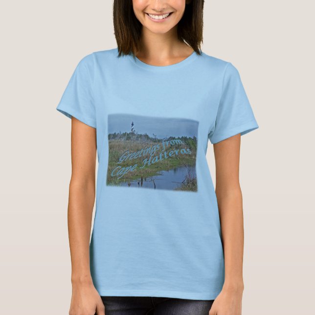 Greetings from Cape Hatteras OBX T-Shirt (Front)