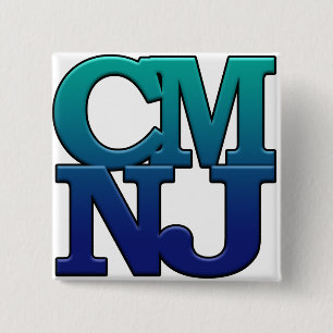 Greetings from Cape May, New Jersey 15 Cm Square Badge
