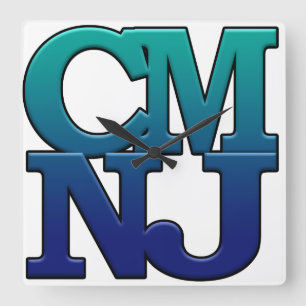 Greetings from Cape May, New Jersey Square Wall Clock