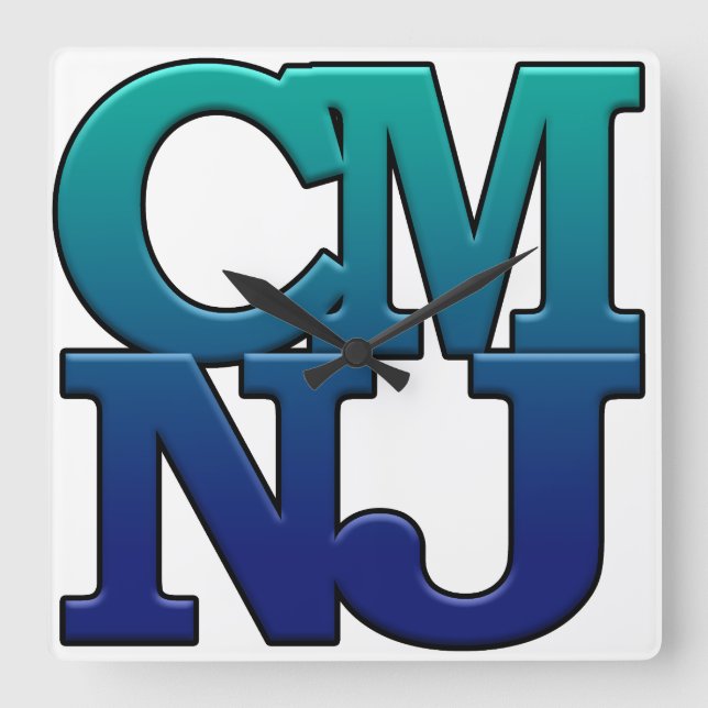 Greetings from Cape May, New Jersey Square Wall Clock (Front)