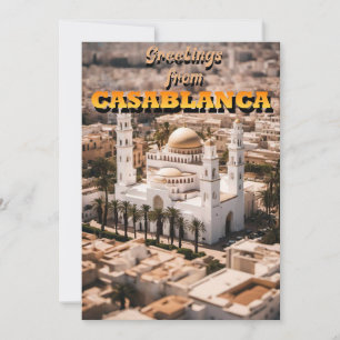 Greetings from CASABLANCA Holiday Card