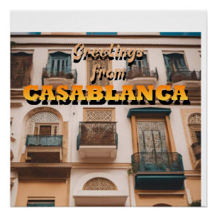 Greetings from CASABLANCA Poster