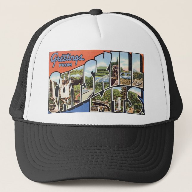 Greetings from Catskill Mountains Trucker Hat (Front)