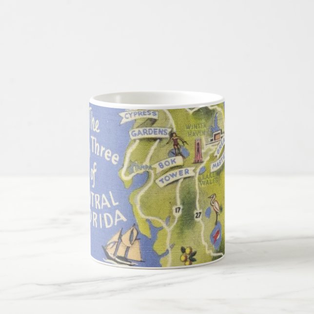 Greetings from Central Florida Card Coffee Mug (Center)