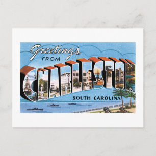 Greetings from Charleston, SC Postcard