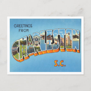 Greetings from Charleston, South Carolina Travel Postcard