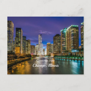 Greetings from Chicago, Illinois Postcard