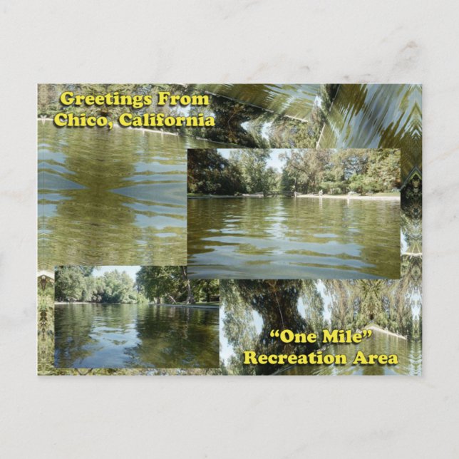 Greetings from Chico, California Postcard (Front)