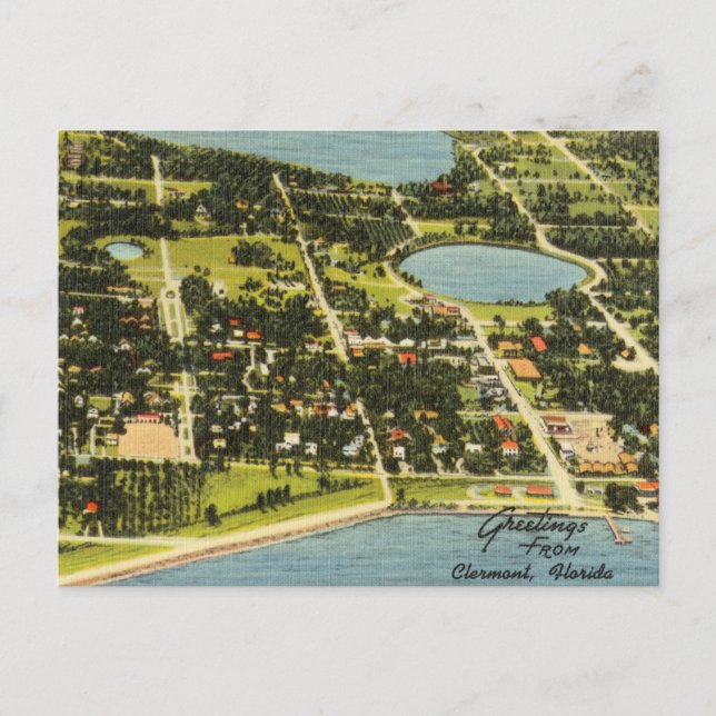 Greetings from Clermont, Florida Postcard (Front)
