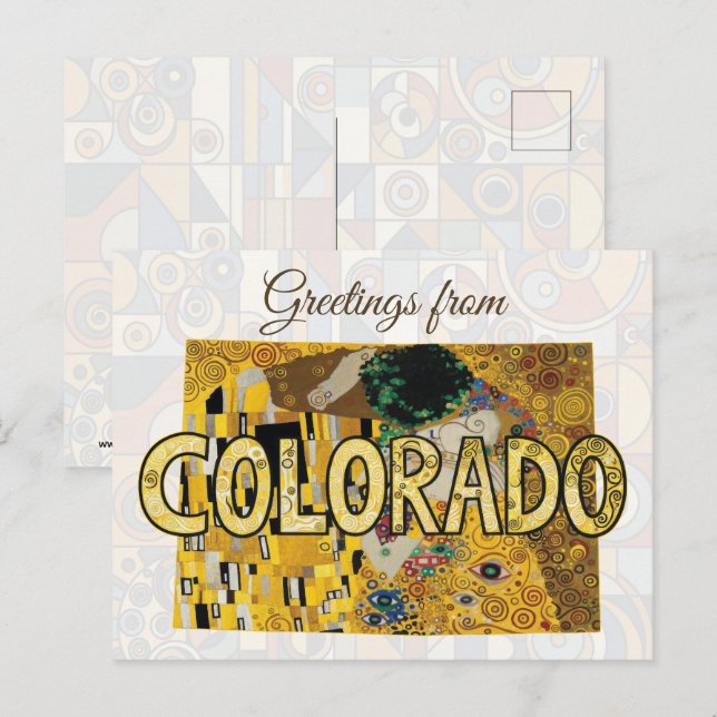 Greetings from Colorado Postcard (Front/Back)
