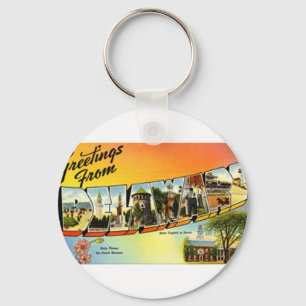 Greetings From Delaware Key Ring