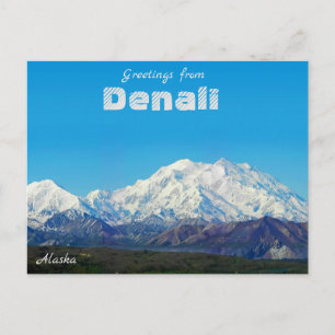 Greetings from Denali Alaska  Postcard