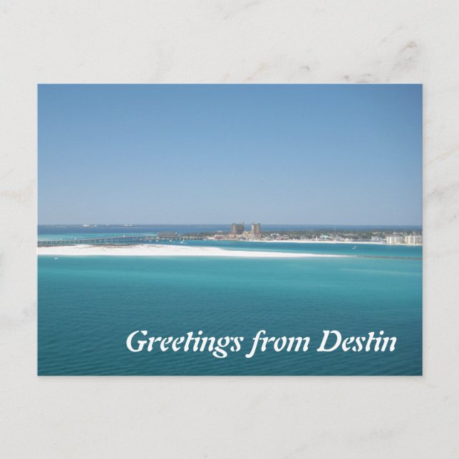 Greetings from Destin Postcard (Front)