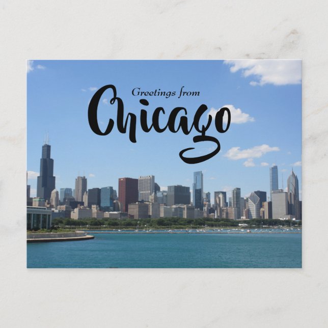 Greetings from Downtown Chicago   Postcard (Front)
