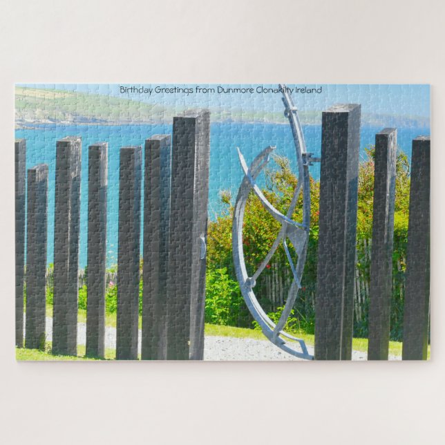 Greetings from Dunmore Clonakilty Ireland Jigsaw P Puzzle (Horizontal)