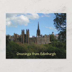 Greetings from Edinburgh postcard
