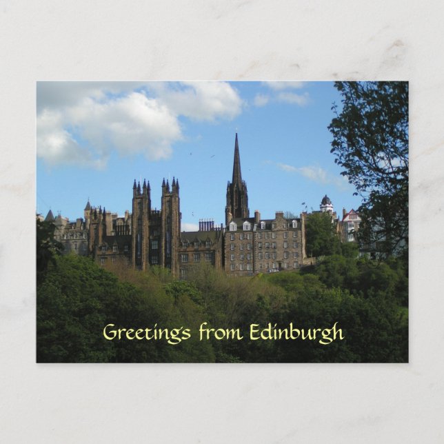 Greetings from Edinburgh postcard (Front)