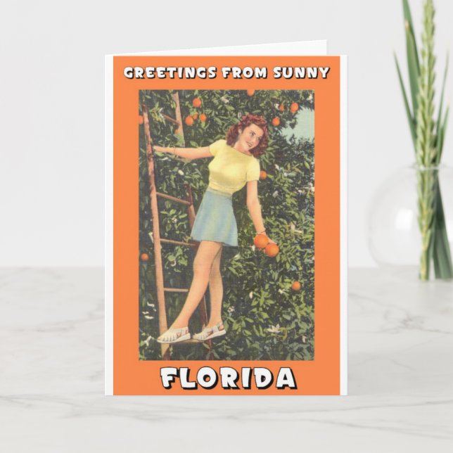 Greetings From Florida Card (Front)