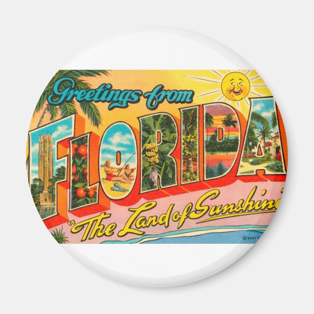 Greetings From Florida Magnet (Front)