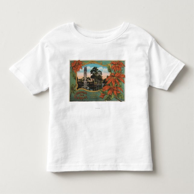 Greetings from Florida the Sunshine State Toddler T-Shirt (Front)