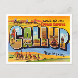 Greetings from Gallup, New Mexico Travel Postcard