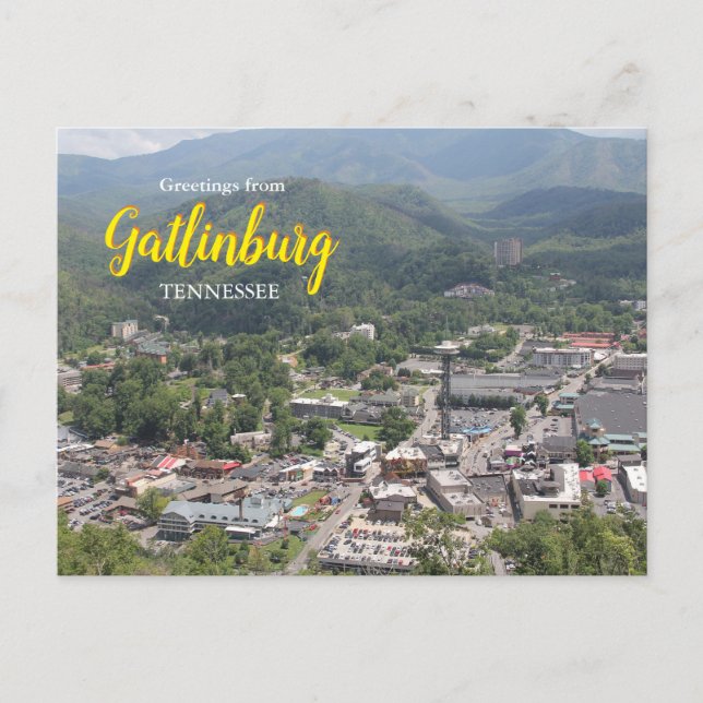 Greetings from Gatlinburg Tennessee Postcard   (Front)
